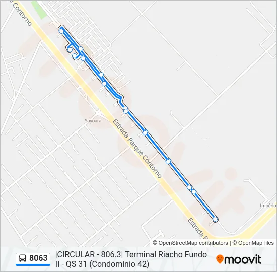 8063 Bus Line Map