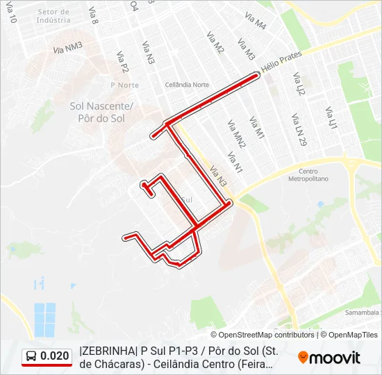 0.020 Bus Line Map