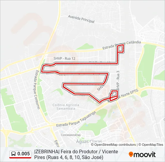 0.005 Bus Line Map