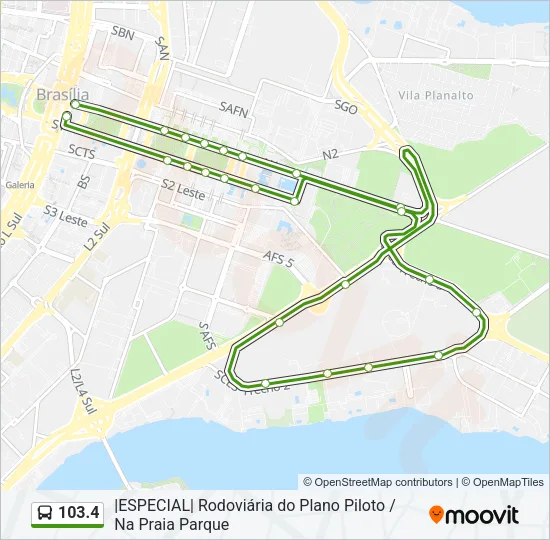 103.4 Bus Line Map