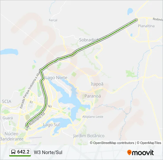 642.2 Bus Line Map