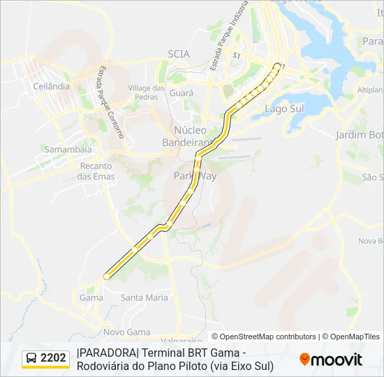 2202 Bus Line Map