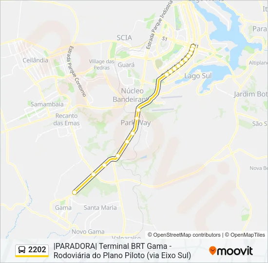 2202 Bus Line Map