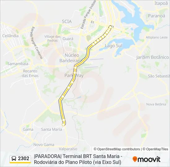 2302 Bus Line Map