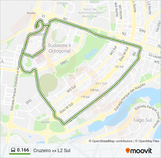 0.166 Bus Line Map