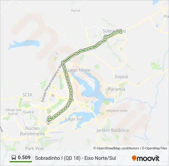 0.509 Bus Line Map
