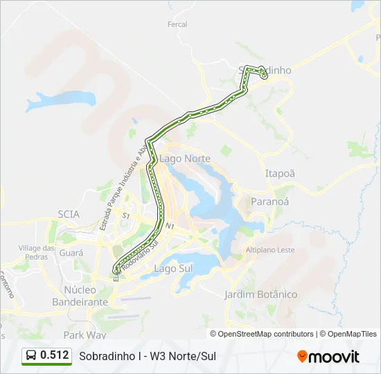0.512 Bus Line Map