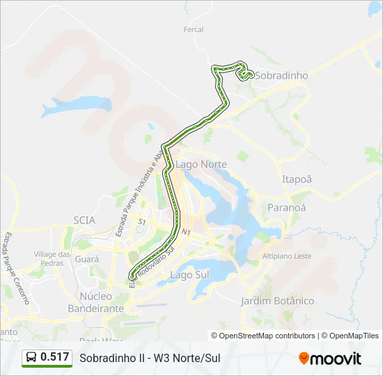 0.517 Bus Line Map