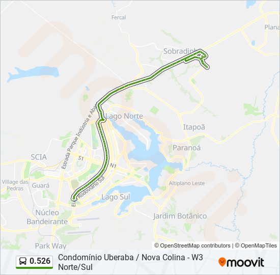 0.526 bus Line Map