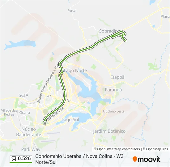 0.526 Bus Line Map