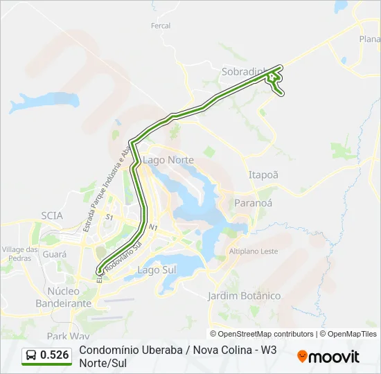 0.526 Bus Line Map