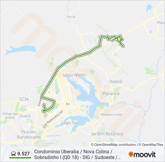 0.527 bus Line Map