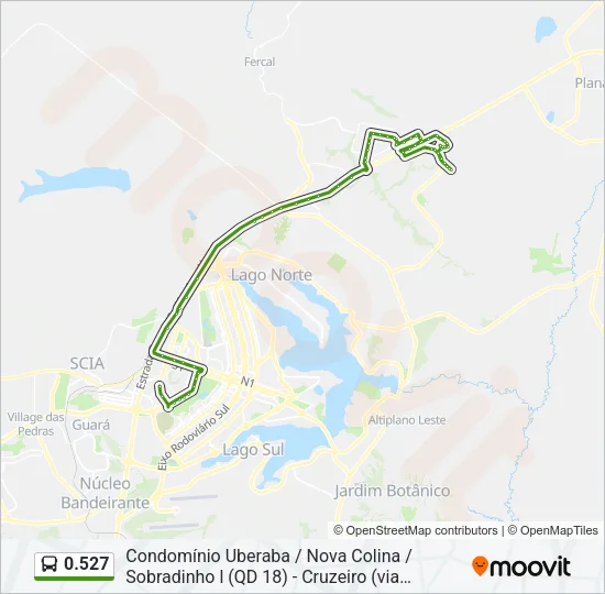 0.527 Bus Line Map