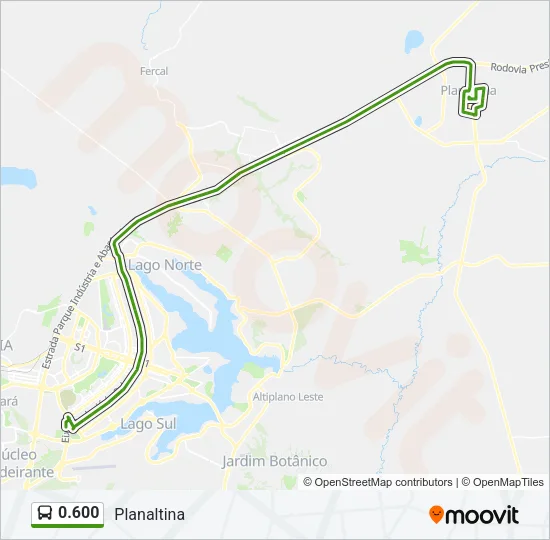 0.600 Bus Line Map