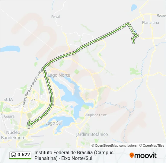 0.622 Bus Line Map