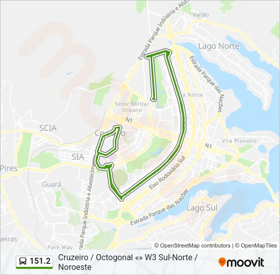 151.2 Bus Line Map