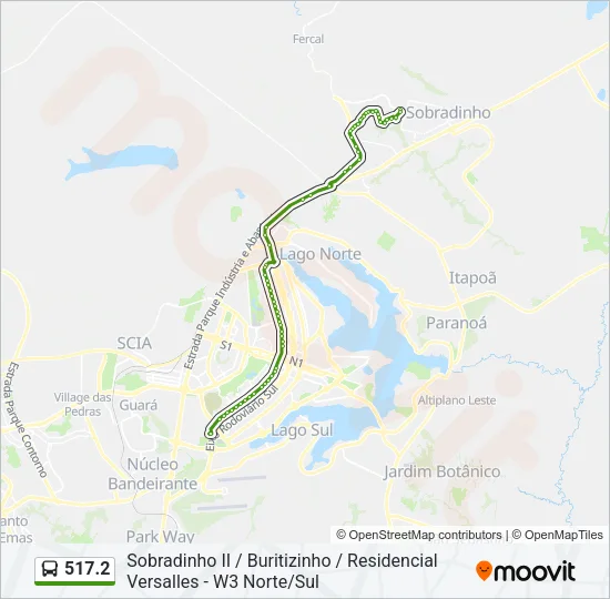 517.2 Bus Line Map