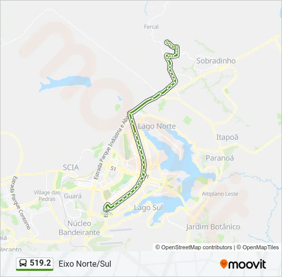 519.2 Bus Line Map