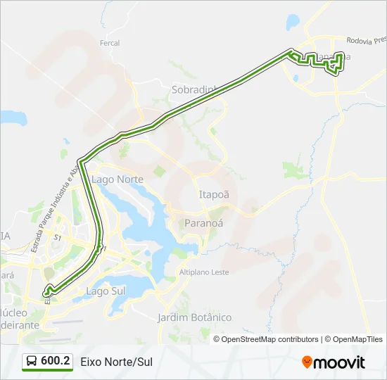 600.2 Bus Line Map