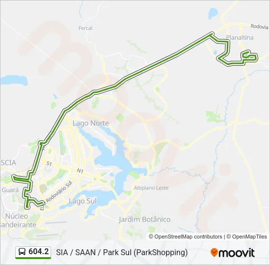 604.2 Bus Line Map