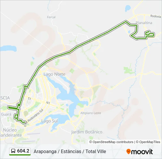 604.2 Bus Line Map