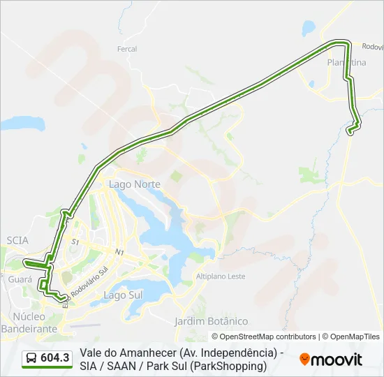 604.3 Bus Line Map
