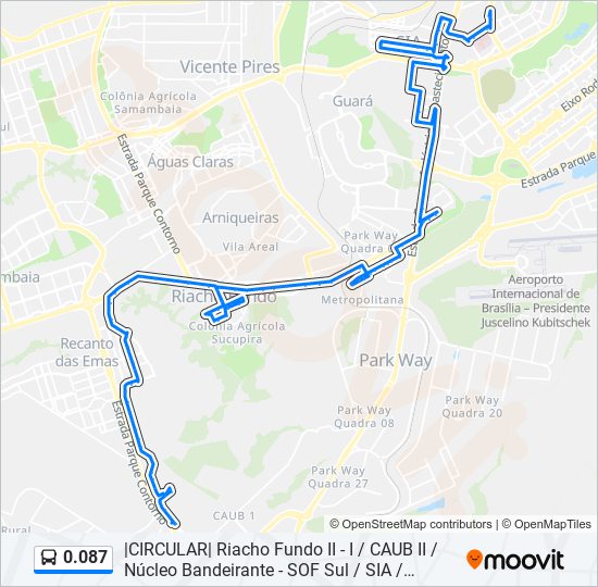 0.087 bus Line Map