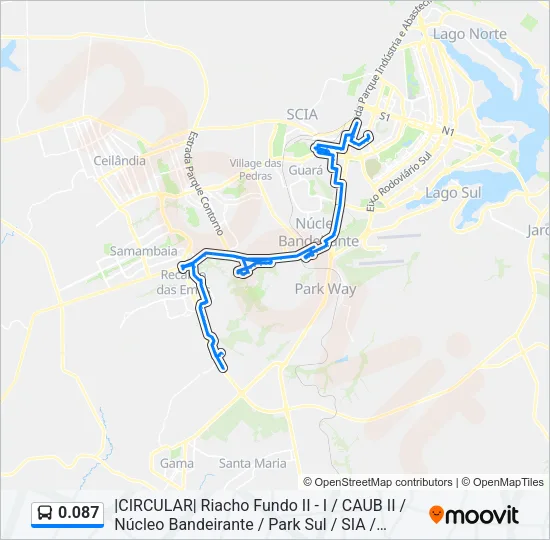 0.087 Bus Line Map