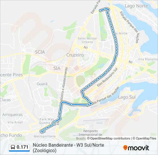 0.171 Bus Line Map