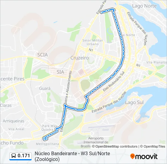 0.171 Bus Line Map