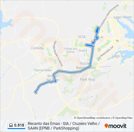 0.818 bus Line Map