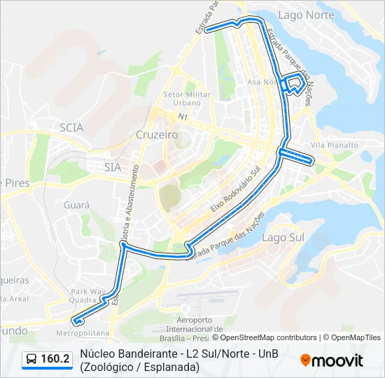 160.2 Bus Line Map