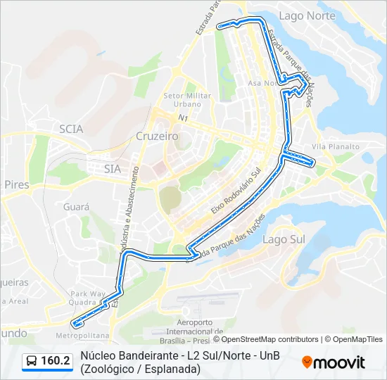 160.2 Bus Line Map