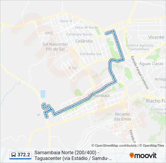 372.2 Bus Line Map