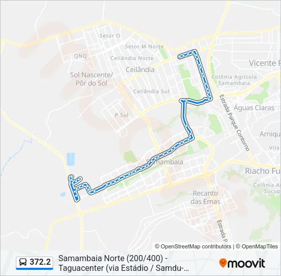 372.2 Bus Line Map