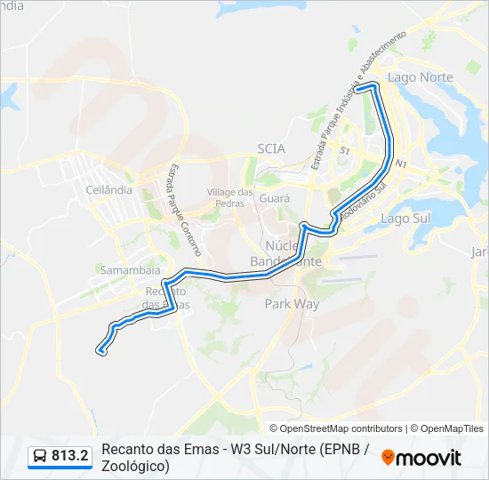 813.2 Bus Line Map