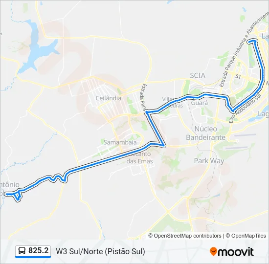825.2 Bus Line Map