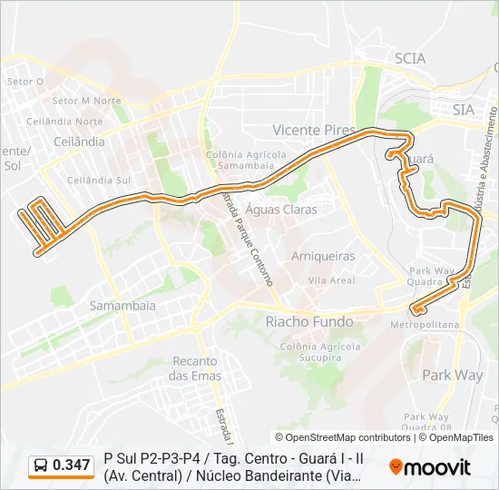 0.347 Bus Line Map