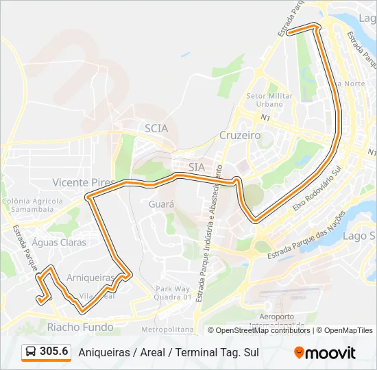 305.6 Bus Line Map