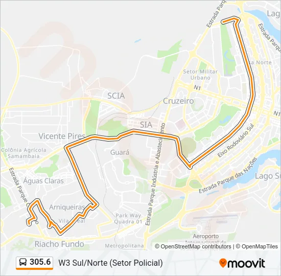 305.6 Bus Line Map