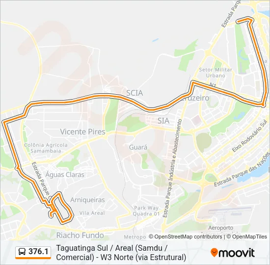 376.1 Bus Line Map
