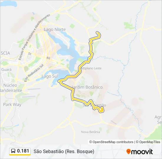 0.181 Bus Line Map