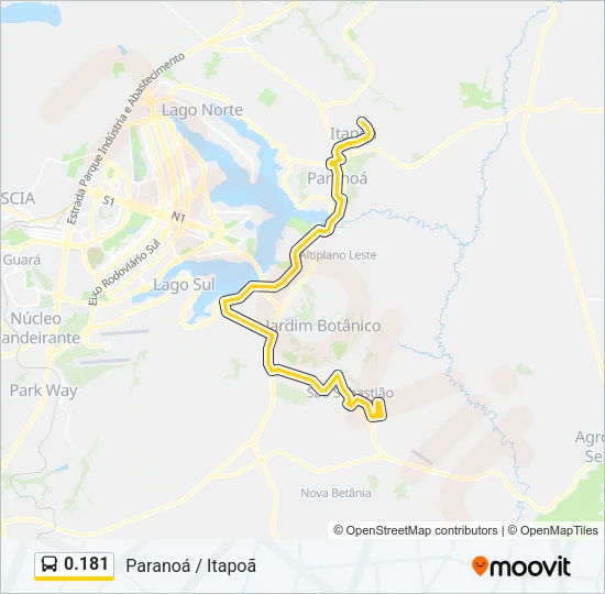 0.181 Bus Line Map