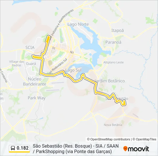 0.182 Bus Line Map