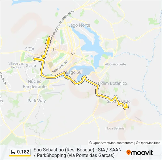0.182 Bus Line Map