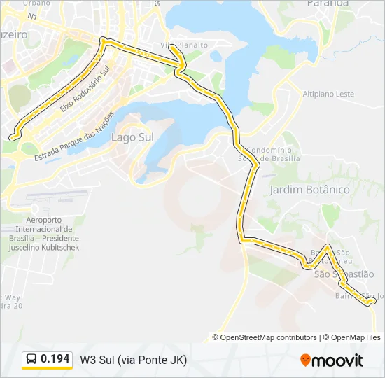 0.194 Bus Line Map
