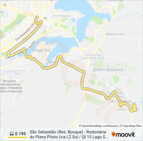 0.195 Bus Line Map