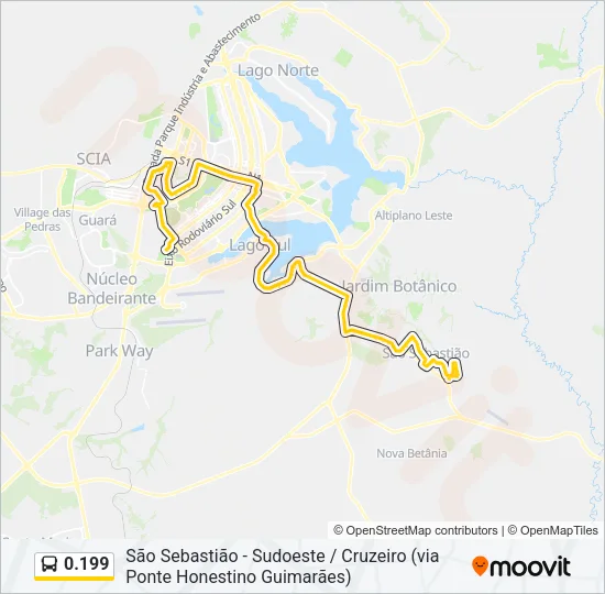 0.199 Bus Line Map