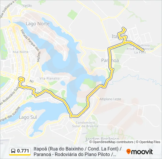 0.771 Bus Line Map