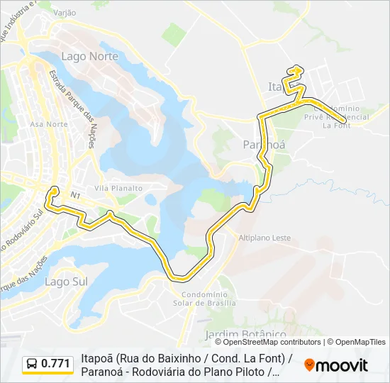 0.771 Bus Line Map